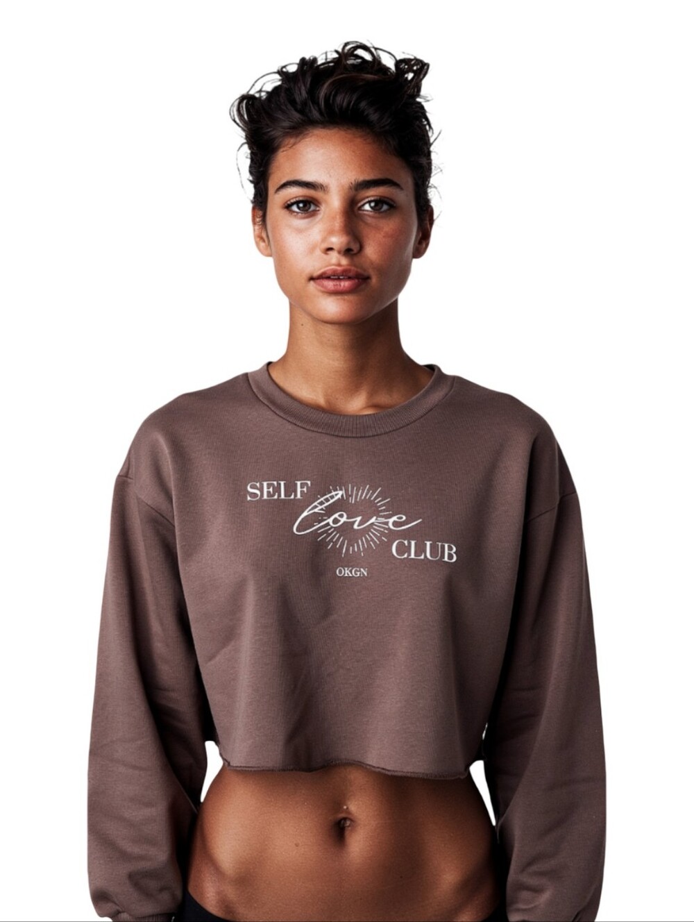 Self Love Club Cropped Sweatshirt Size 6